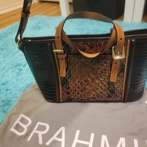 Brahmin Mini Asher - Tobacco Genuine Leather